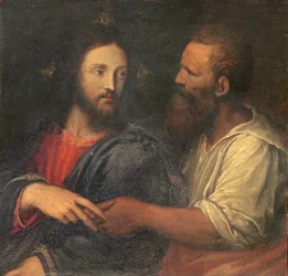 Christus mit dem Zinsgroschen (Tafel)